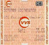 Schoneswochenende ticket.